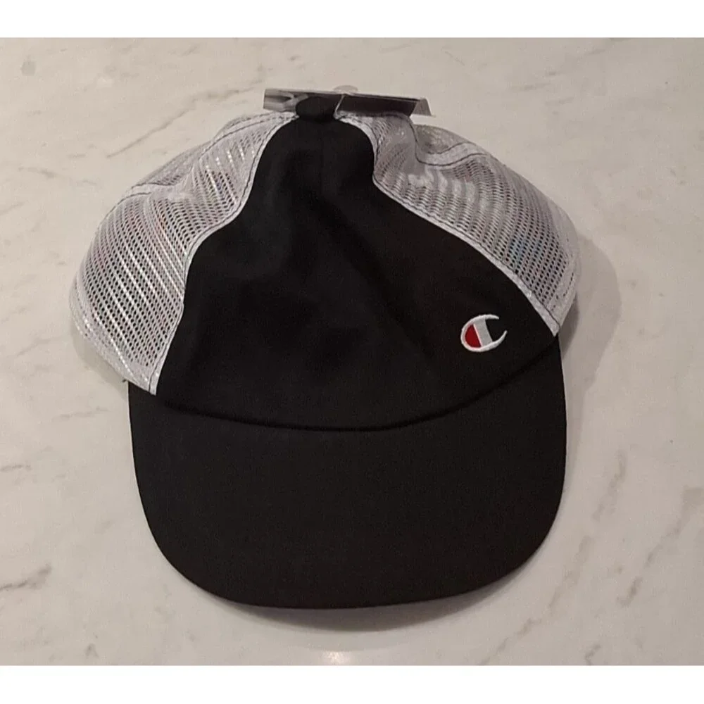 NWT~CHAMPION Pet Snapback Hat Adjustable Chin Strap LG/X-LG